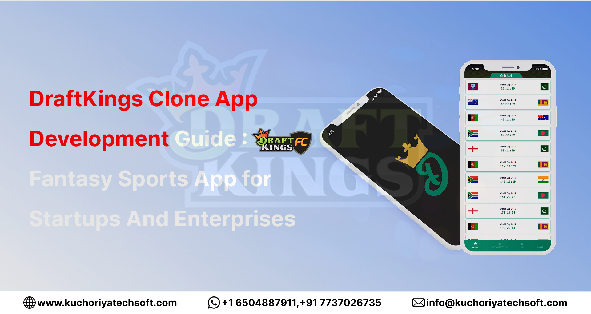 DraftKings Clone App Development Guide 2025: Fantasy Sports App for Startups And Enterprises