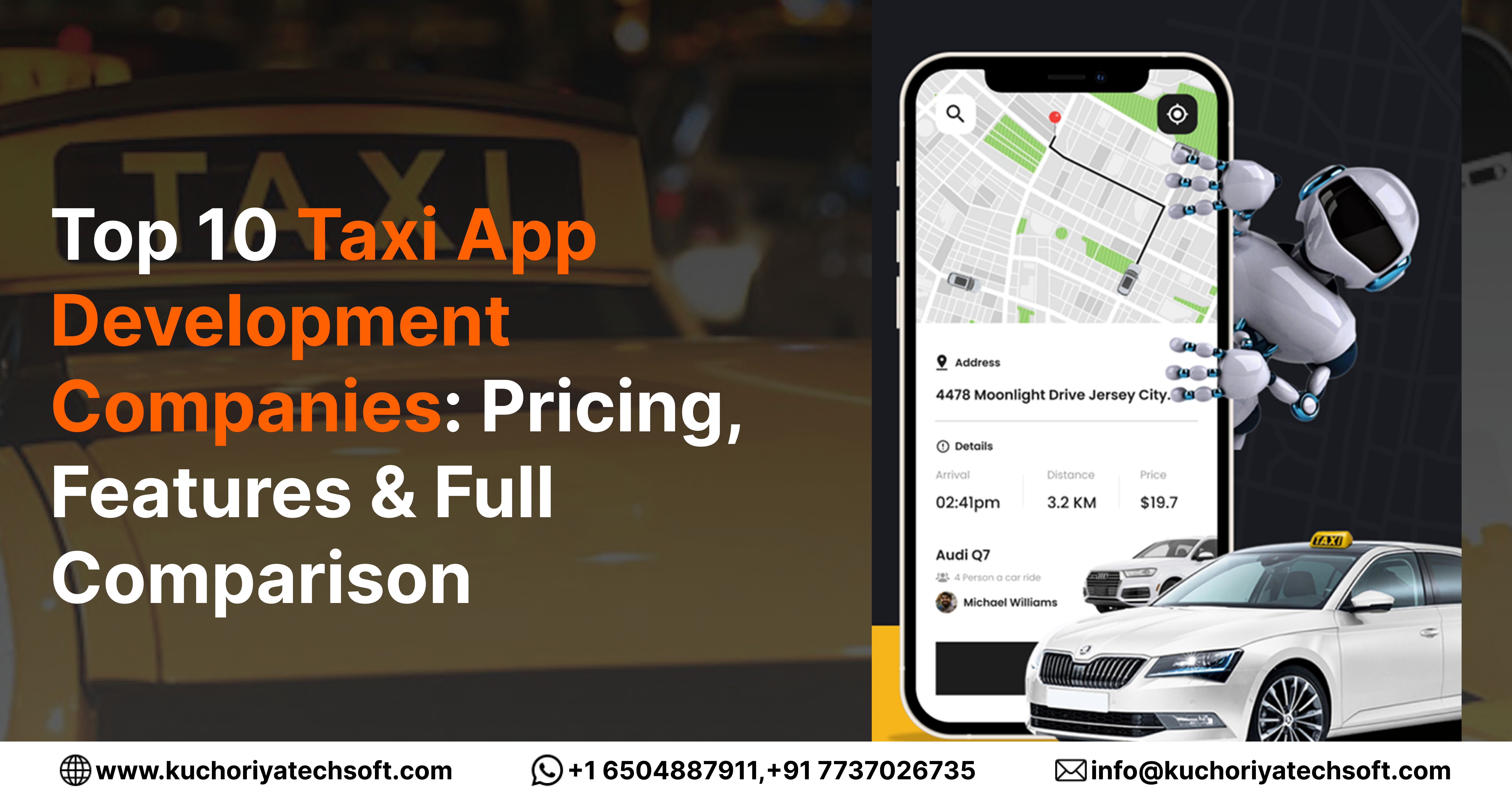 Top 10 Taxi App Development Companies in 2025-2026: Pricing, Features & Full Comparison
