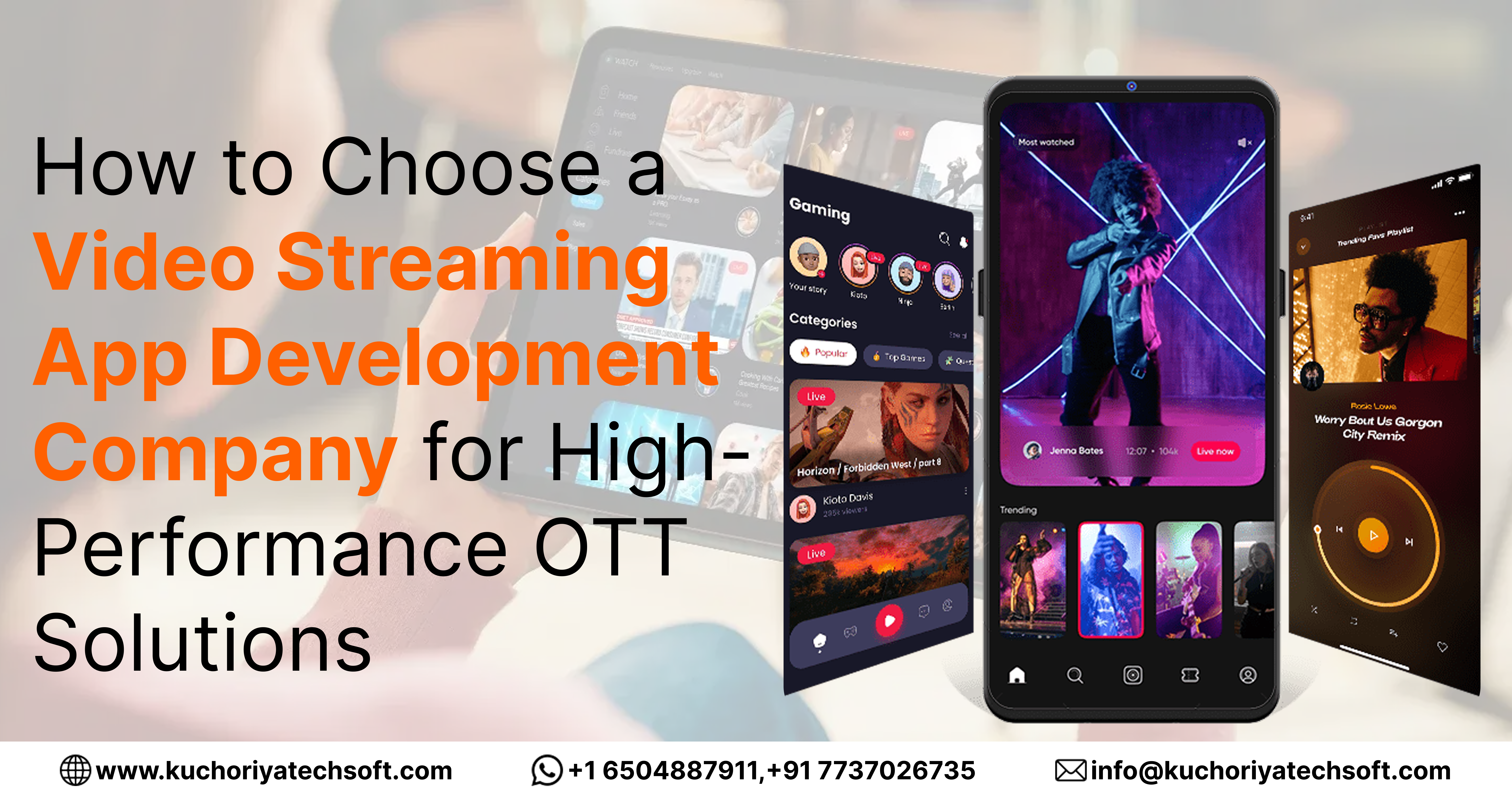 How to Choose a Video Streaming App Development Company for High-Performance OTT Solutions