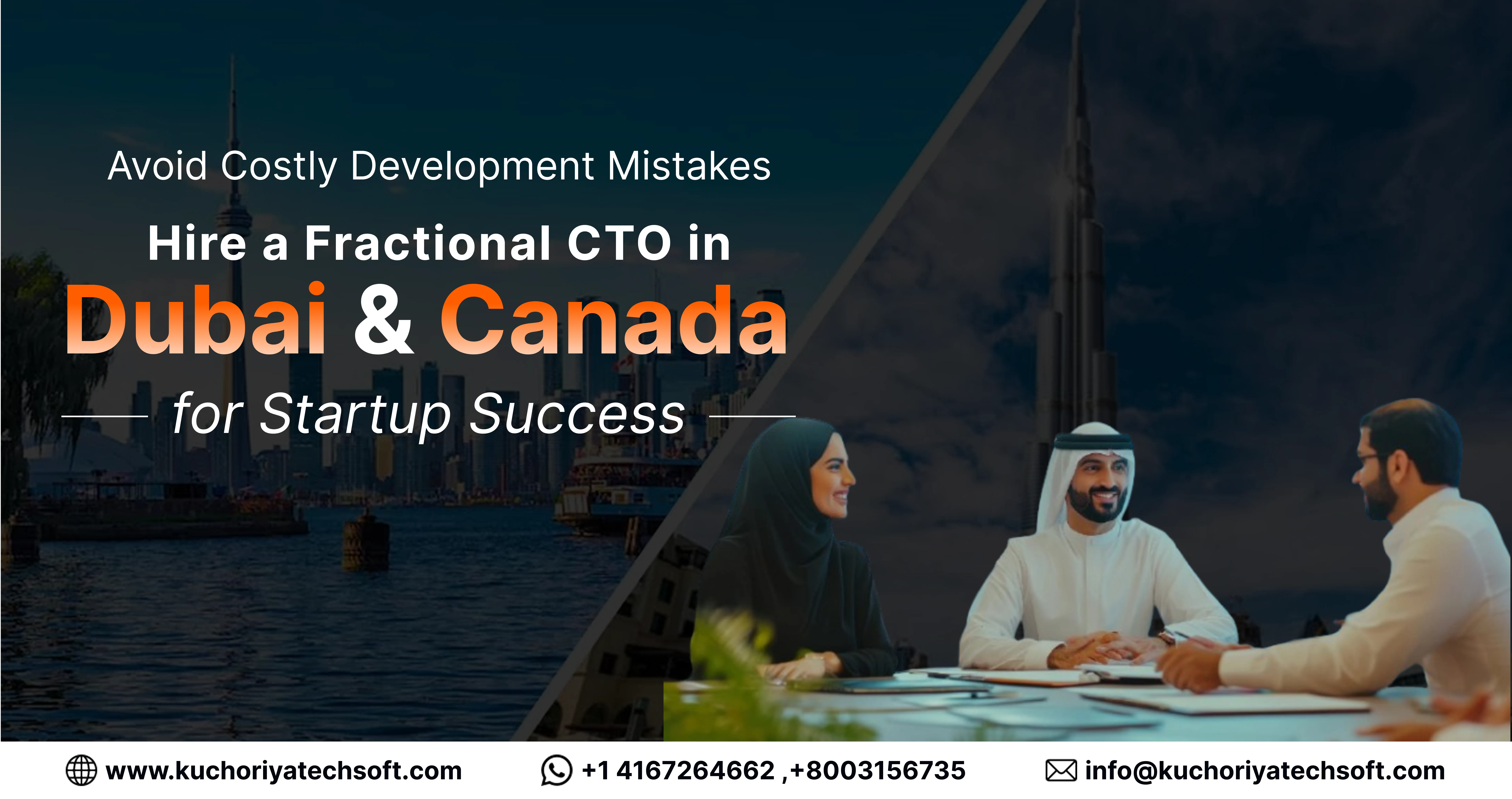 Avoid Costly Development Mistakes — Hire a Fractional CTO in Dubai & Canada for Startup Success