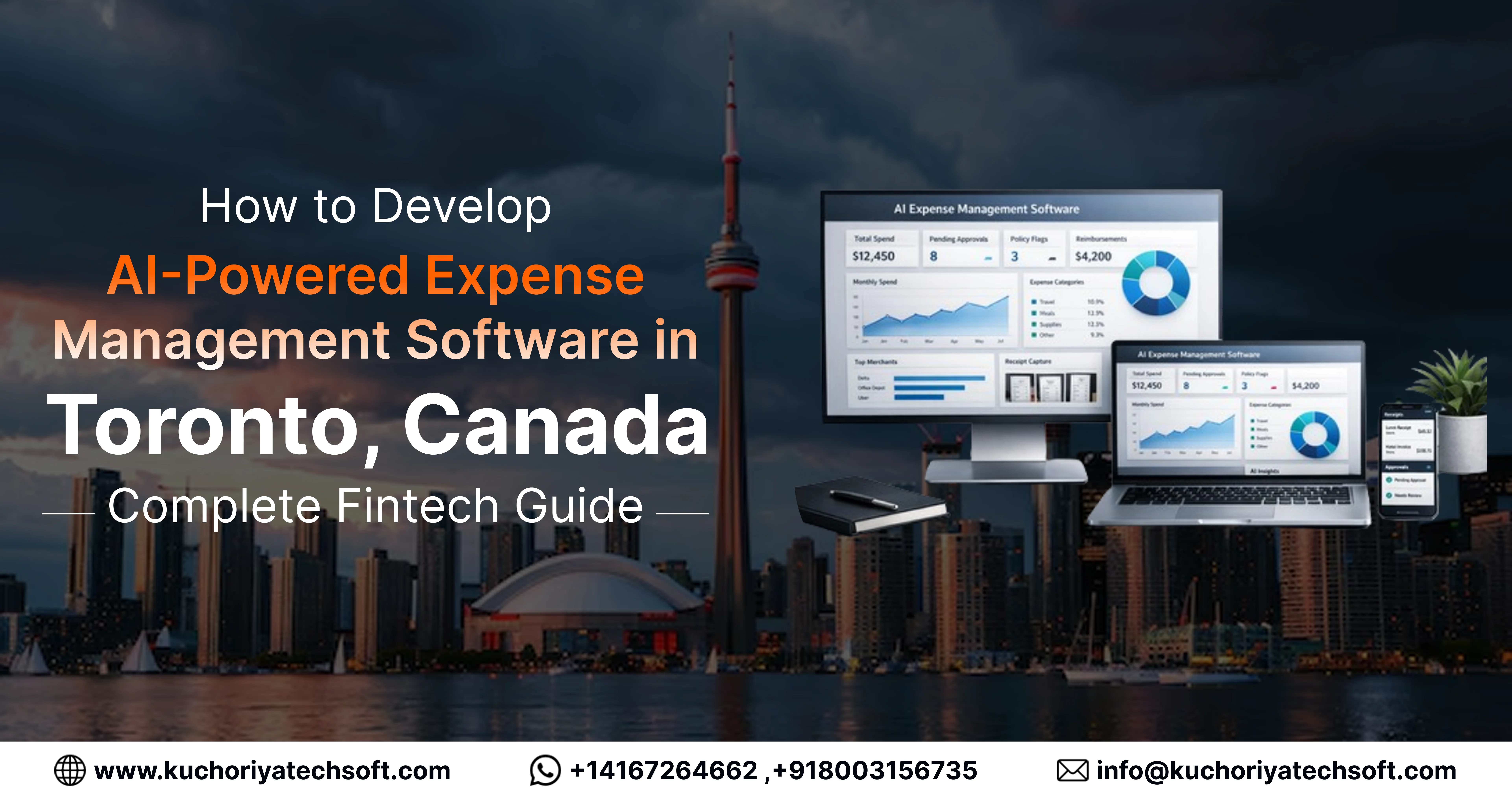 How to Develop AI-Powered Expense Management Software in Toronto, Canada – Complete Fintech Guide (2026)