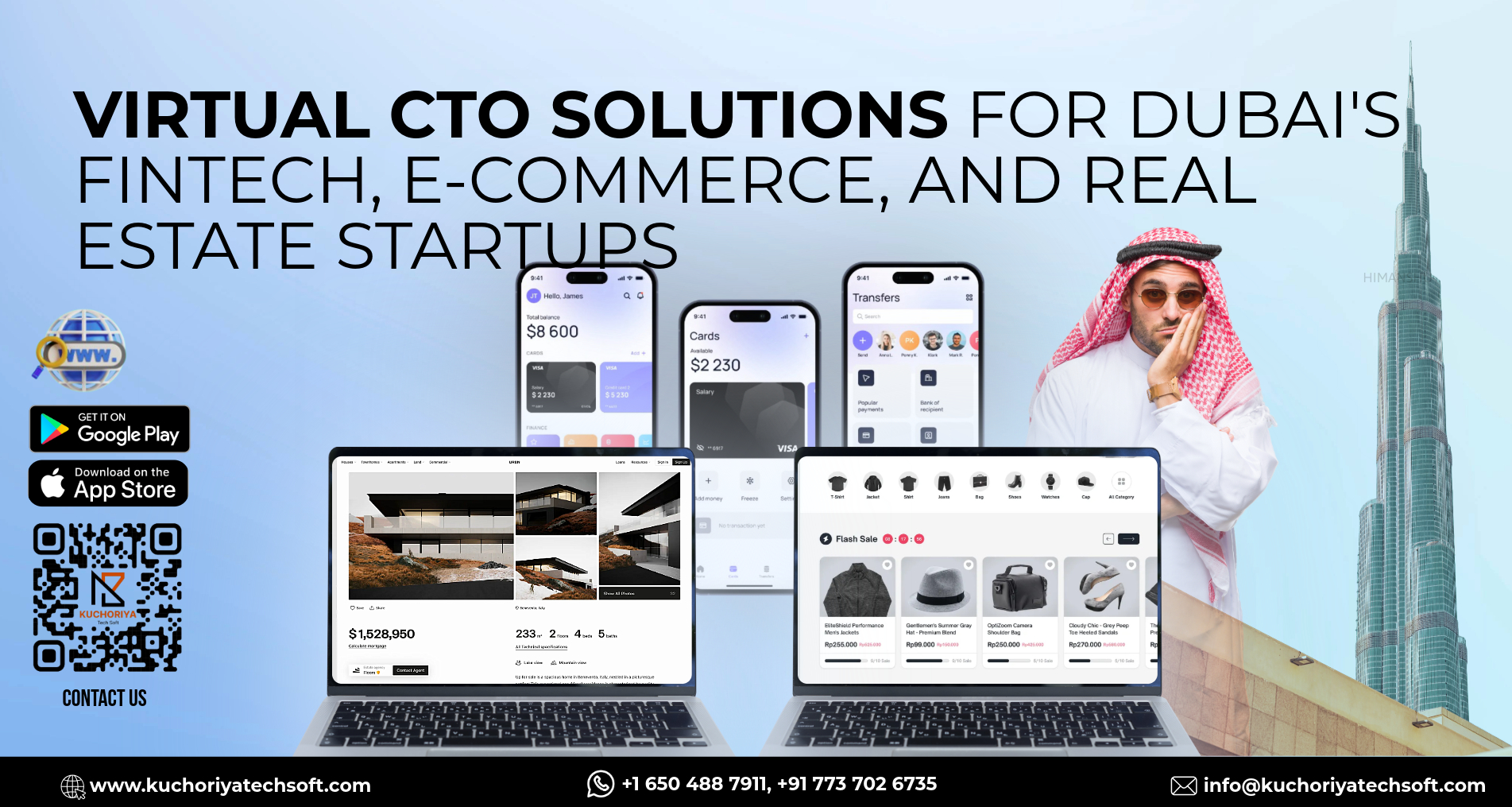 Virtual CTO Solutions for Dubai’s FinTech, E-Commerce, and Real Estate Startups