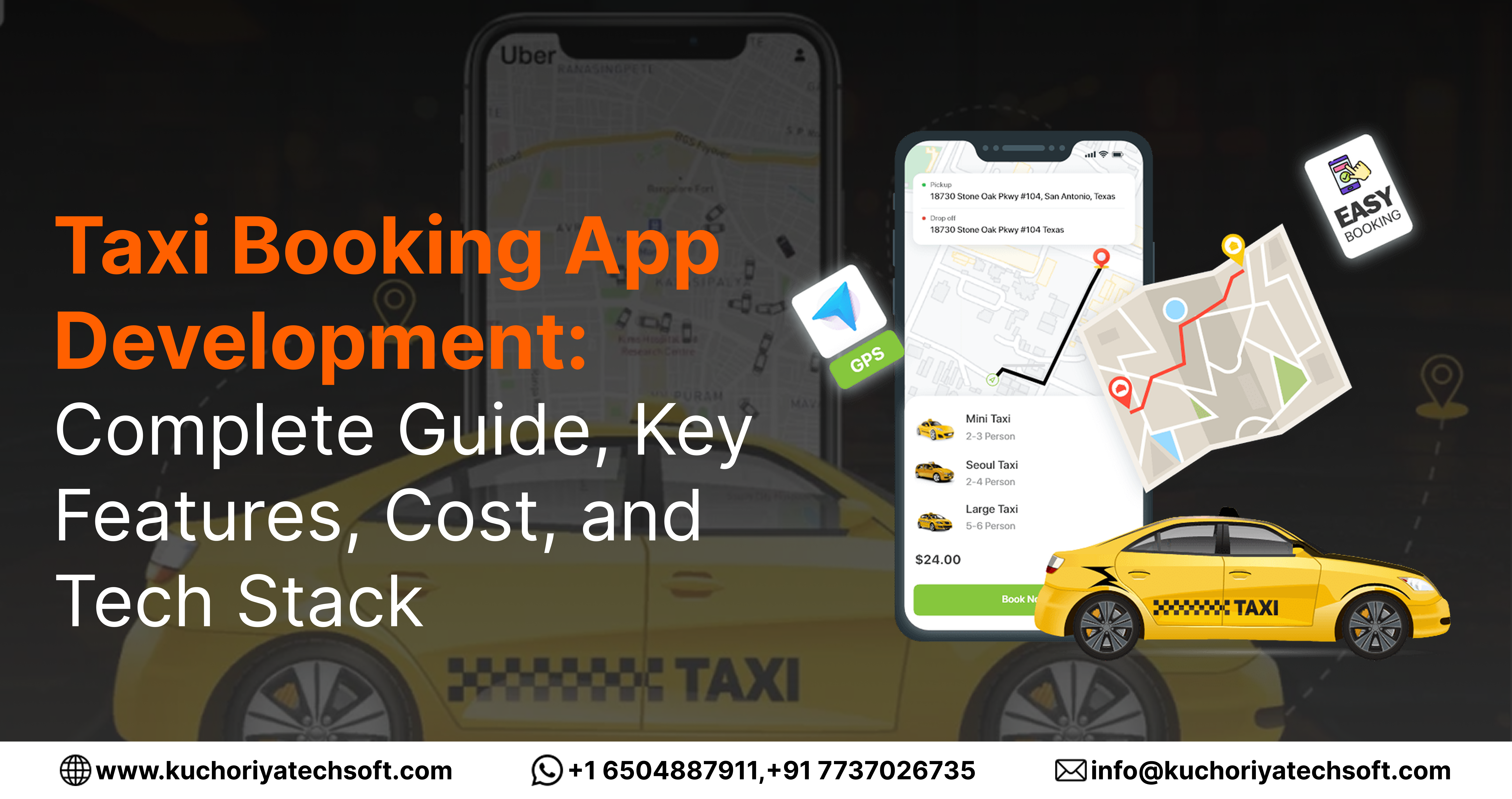 Taxi Booking App Development: Complete Guide, Key Features, Cost, and Tech Stack (2025–2026)